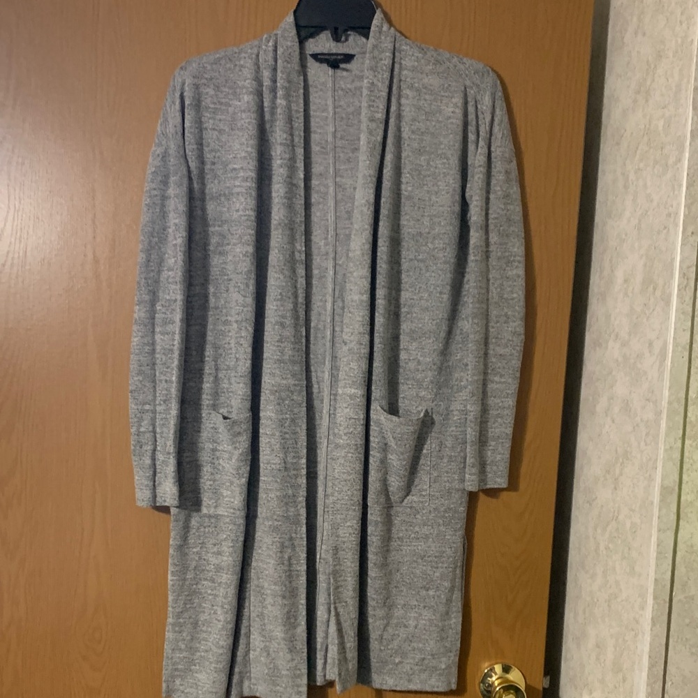 Banana Republic Heather Gray Cardigan